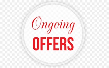 Logo Brand Black Notice White Font - offer stickers 