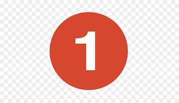 Logo Brand Font - Number 1 PNG 