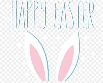 Logo Brand Font - Vector illustration Easter Bunny 