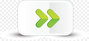 Logo Brand Green Font - Green fast forward white transparent target button vector 