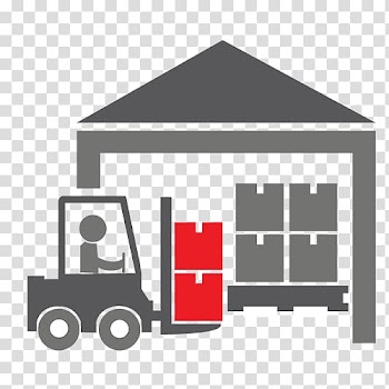 Logo Brand House Line, warehouse logistics transparent background PNG clipart