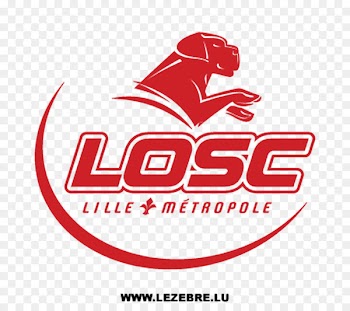 Logo Brand Lille OSC Font Product -  