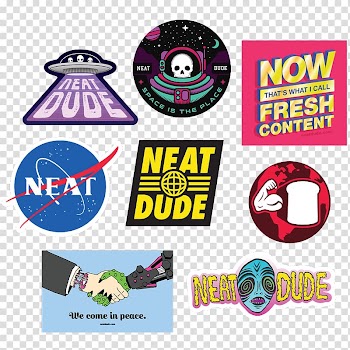 Logo Brand Line Font, sticker pack transparent background PNG clipart
