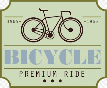 Logo Brand Yellow Font - European nostalgic bike commemorative stamps 