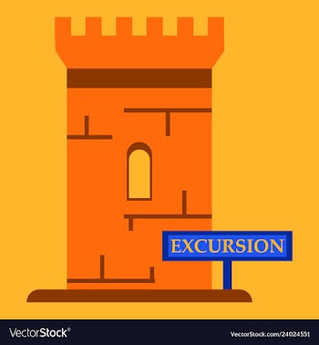 Logo castle brand label icon vector image