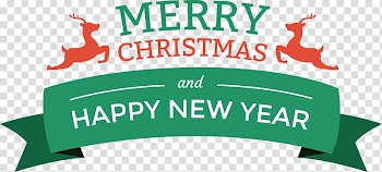 Logo Chinese New Year Christmas New Year's Day, Christmas title material transparent background PNG clipart