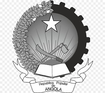 Logo Clock Sticker Gear - Emblem Of Angola 