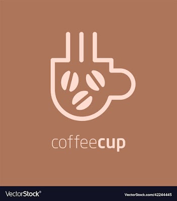 logo coffee cup beans