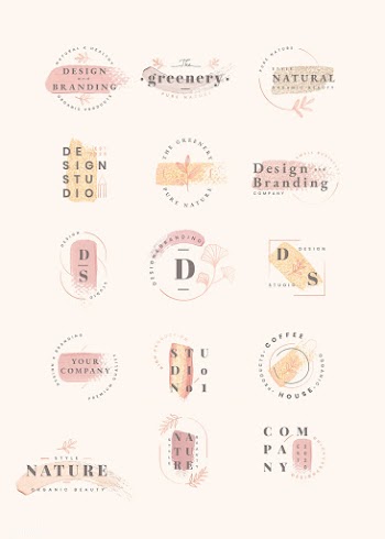 Logo design set | Free stock vector - 598719