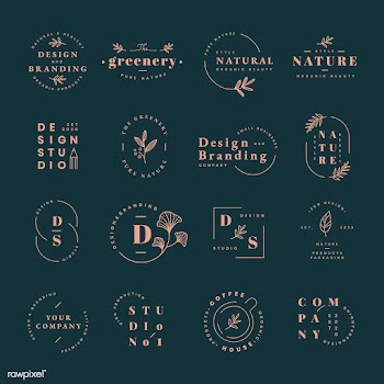 Logo design set | Free stock vector - 598720