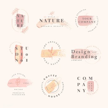 Logo design set | Free stock vector - 598730