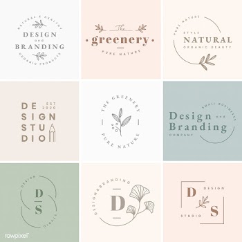 Logo design set | Free stock vector - 598751