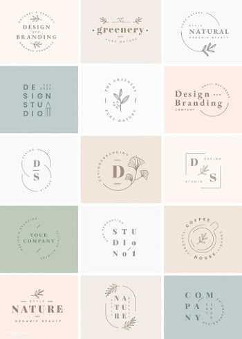 Logo design set | Free stock vector - 598759