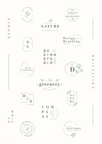 Logo design set | Free stock vector - 598760