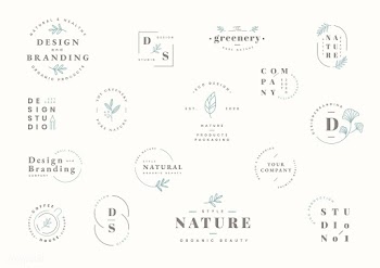 Logo design set | Free stock vector - 598789