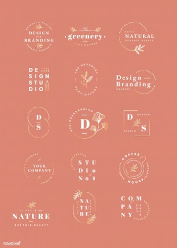 Logo design set | Free stock vector - 598794
