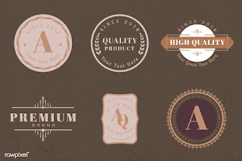 Logo design templates | Free stock vector - 579959