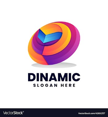 logo dinamic gradient colorful style