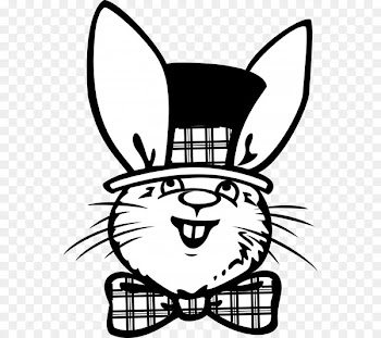 Logo Drawing Moon rabbit Clip art - march hare 