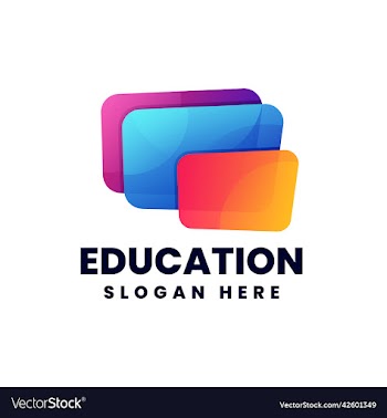 logo education gradient colorful