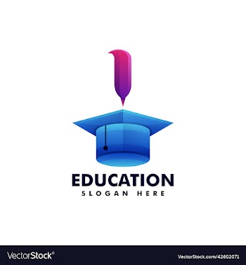 logo education gradient colorful