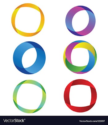 Logo elements vector image
