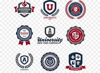 Logo Emblem - European and American University logo material 