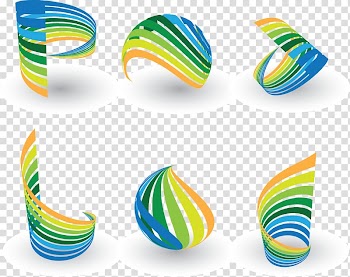 Logo Euclidean , Colorful lines transparent background PNG clipart