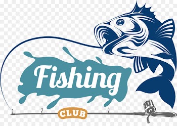 Logo Fishing Angling - Vector vector blue fish 