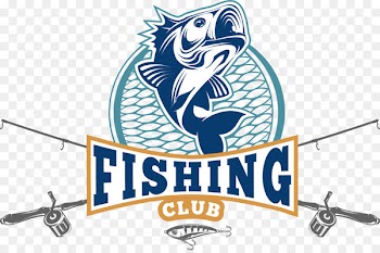 Logo Fishing rod Angling Association - Fishing Club vector 