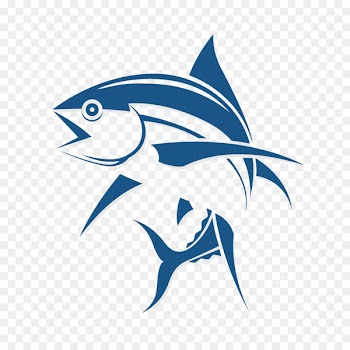 Logo Fishing Tuna - Fish cartoon logo design image 