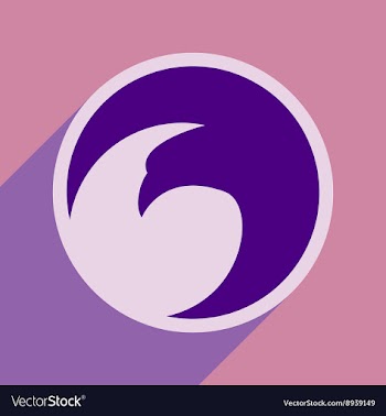 Logo flying eagle vector image
