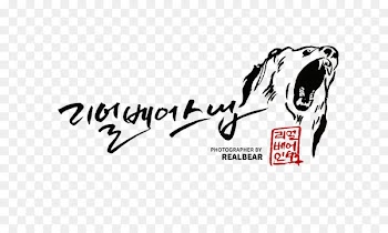 Logo Font Brand Calligraphy Illustration - real bear 