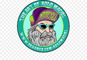 Logo Font Clip art Character Facial hair - badass badge 