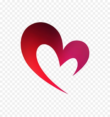 Logo Font Heart Valentine's Day Magenta -  