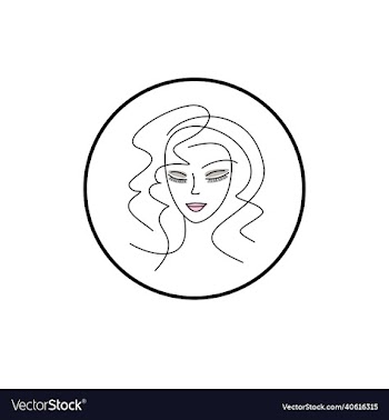 logo for a beauty salon - beautiful face