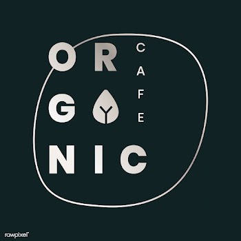 Logo for organic cafes | Free stock vector - 553397