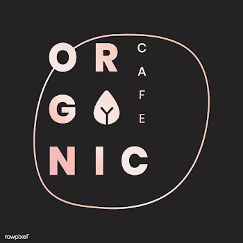 Logo for organic cafes | Free stock vector - 553412