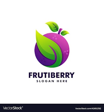 logo frutiberry gradient colorful