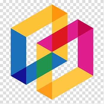 Logo Geometry, abstract transparent background PNG clipart