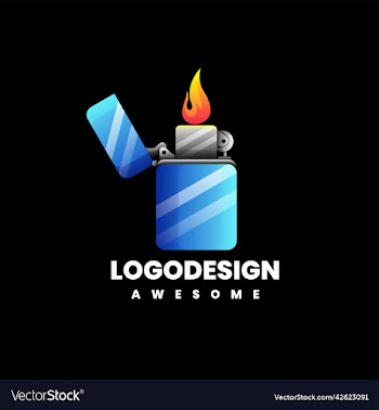 logo gradient colorful lighter style