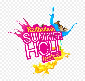 Logo Holi Festival Krishna Party - holi 