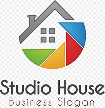 Logo House Home Studio - Cute home furniture vector logo design 
