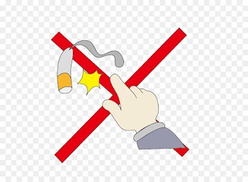 Logo Illustration - Lost the burning cigarette butts 