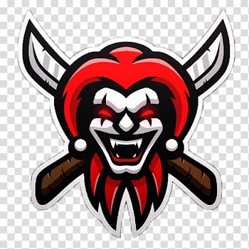 Logo Jester Mascot Banner, design transparent background PNG clipart