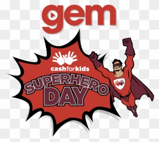 Logo - Key 103 Superhero Day Clipart (#1401016) - PinClipart