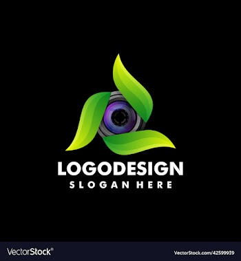 logo leaf cam gradient colorful