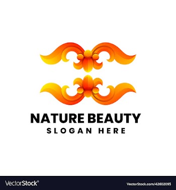 logo nature beauty gradient colorful