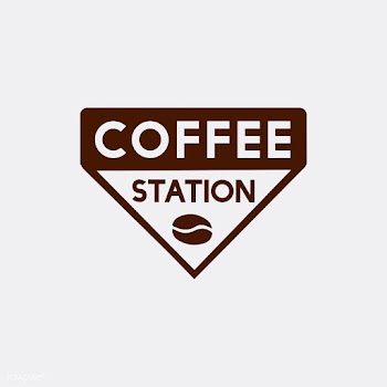 Logo of a coffee station vector | Free stock vector - 503365