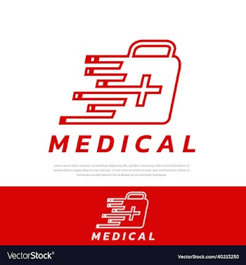 logo of a medical bag quickly pasted clinic